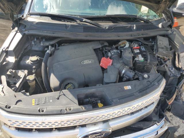 1FM5K8D84DGB96368 - 2013 FORD EXPLORER XLT შავი ფოტო 12