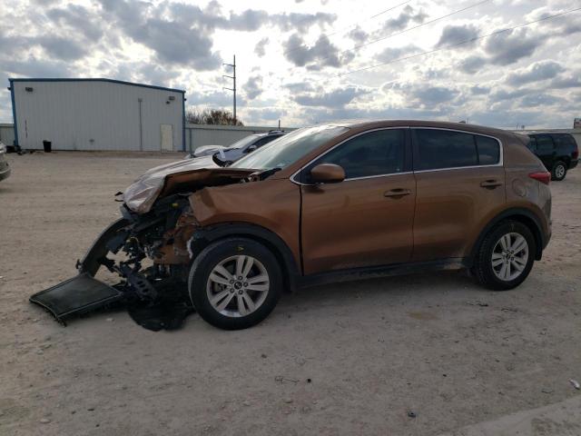 KNDPM3AC2K7590161 - 2019 KIA SPORTAGE LX BROWN photo 1