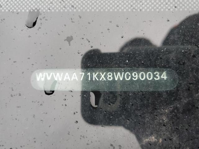 WVWAA71KX8W090034 - 2008 VOLKSWAGEN GOLF SPORT CHARCOAL photo 12