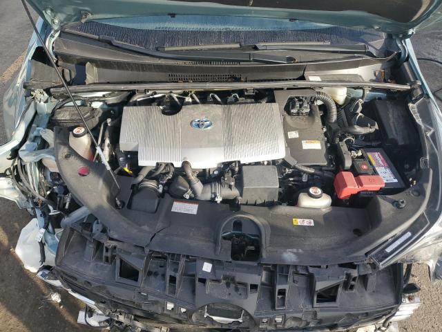 JTDKARFU4J3065678 - 2018 TOYOTA PRIUS Blau Foto 12