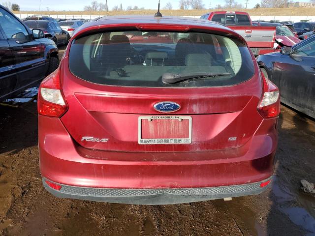 1FADP3K21EL165046 - 2014 FORD FOCUS SE RED photo 6