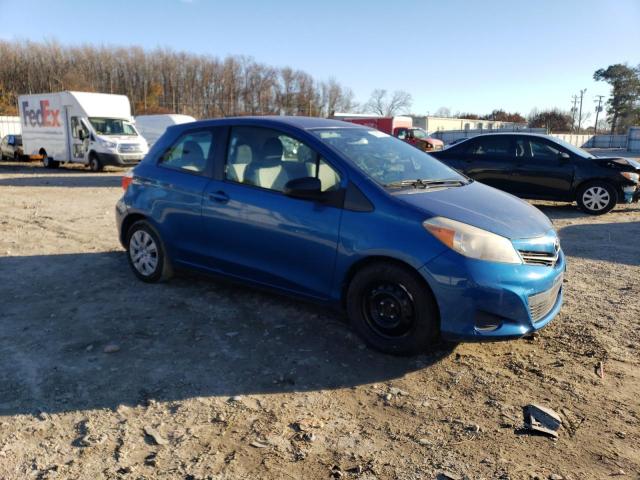 JTDJTUD39CD506804 - 2012 TOYOTA YARIS BLUE photo 4