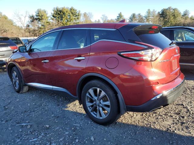 5N1AZ2MH2GN151534 - 2016 NISSAN MURANO S RED photo 2