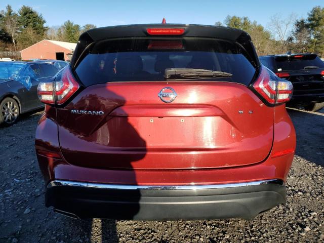 5N1AZ2MH2GN151534 - 2016 NISSAN MURANO S RED photo 6