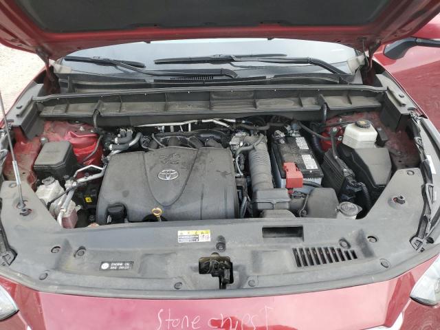 5TDGZRBH5NS188353 - 2022 TOYOTA HIGHLANDER XLE Червоний фото 12