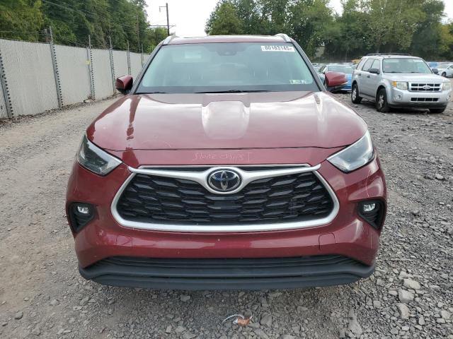 5TDGZRBH5NS188353 - 2022 TOYOTA HIGHLANDER XLE Червоний фото 5