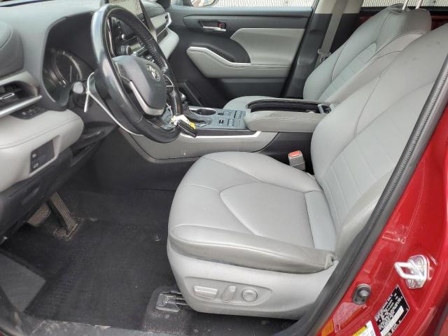 5TDGZRBH5NS188353 - 2022 TOYOTA HIGHLANDER XLE Червоний фото 7
