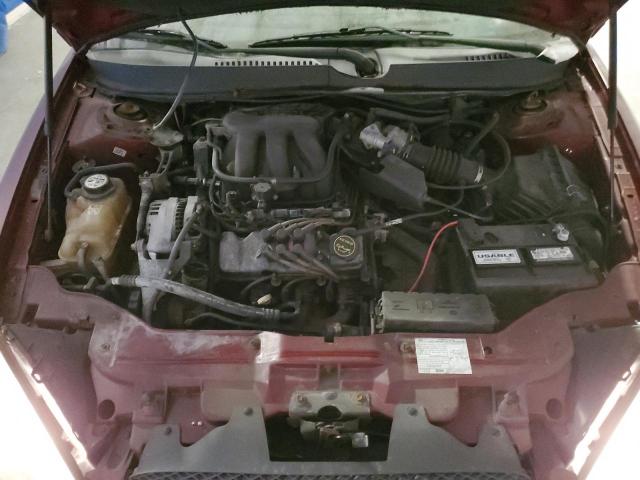 1FAFP53U26A171696 - 2006 FORD TAURUS SE BURGUNDY photo 11