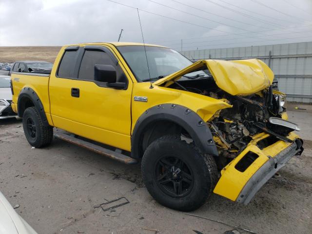 1FTRX14W74KD41090 - 2004 FORD F150 YELLOW photo 4