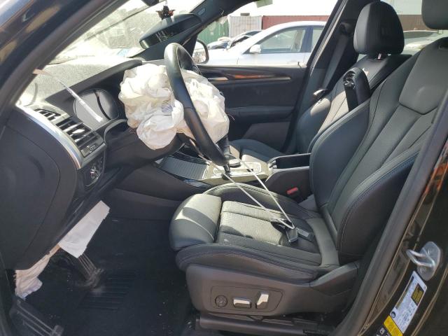 5UX53DP02N9M29832 - 2022 BMW X3 XDRIVE30I BLACK photo 7