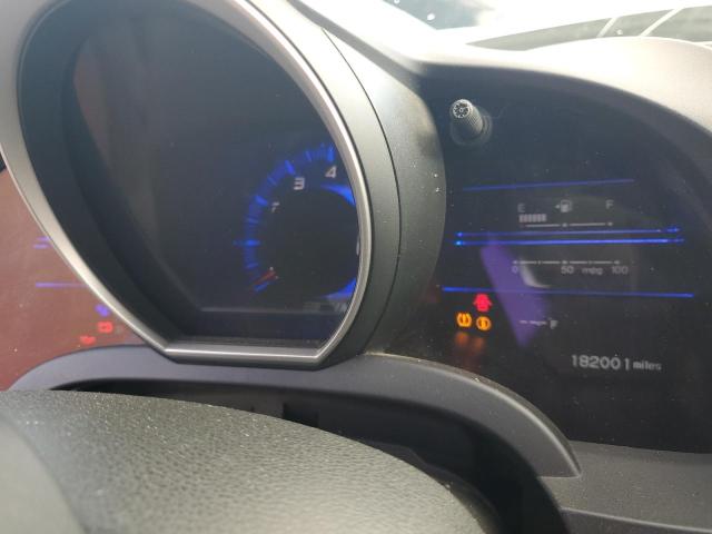 JHMZF1D66BS008507 - 2011 HONDA CR-Z EX WHITE photo 9