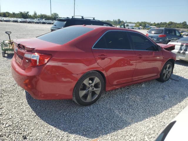 4T1BK1FK1DU529887 - 2013 TOYOTA CAMRY SE RED photo 3