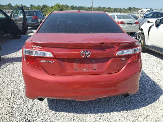 4T1BK1FK1DU529887 - 2013 TOYOTA CAMRY SE RED photo 6
