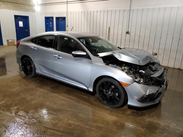 2HGFC2F80LH565425 - 2020 HONDA CIVIC SPORT SILVER photo 4