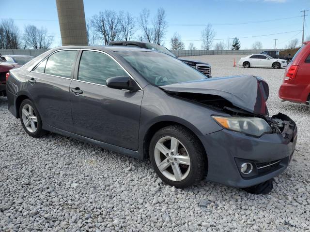 4T1BF1FK3DU244158 - 2013 TOYOTA CAMRY L GRAY photo 4