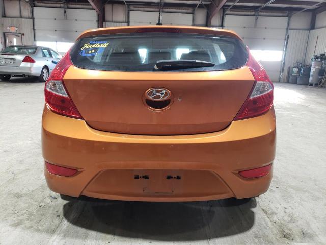 KMHCT5AE4GU244325 - 2016 HYUNDAI ACCENT SE ORANGE photo 6