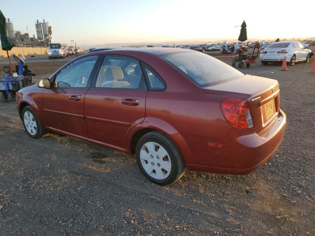 KL5JD56Z26K459660 - 2006 SUZUKI FORENZA RED photo 2