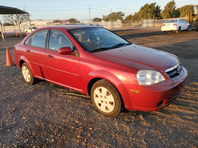 KL5JD56Z26K459660 - 2006 SUZUKI FORENZA RED photo 4