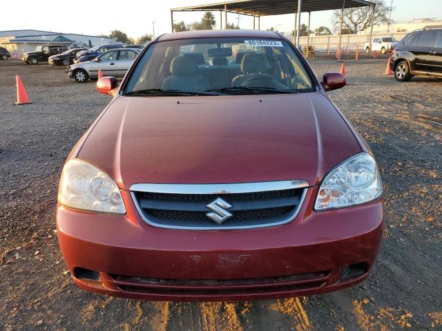 KL5JD56Z26K459660 - 2006 SUZUKI FORENZA RED photo 5