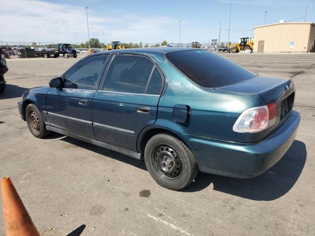 1HGEJ6622TL024285 - 1996 HONDA CIVIC DX GREEN photo 2