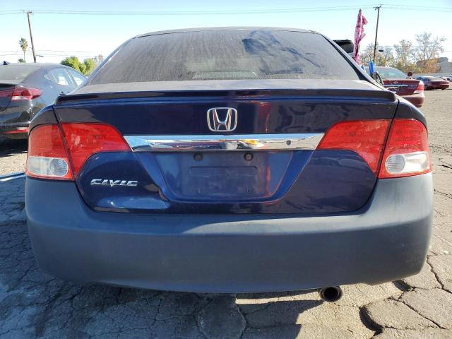19XFA16649E012813 - 2009 HONDA CIVIC LX-S Կապույտ լուսանկար 6