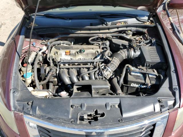 1HGCP26818A099050 - 2008 HONDA ACCORD EXL ბურგუნდია ფოტო 11