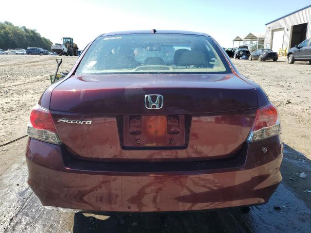 1HGCP26818A099050 - 2008 HONDA ACCORD EXL ბურგუნდია ფოტო 6