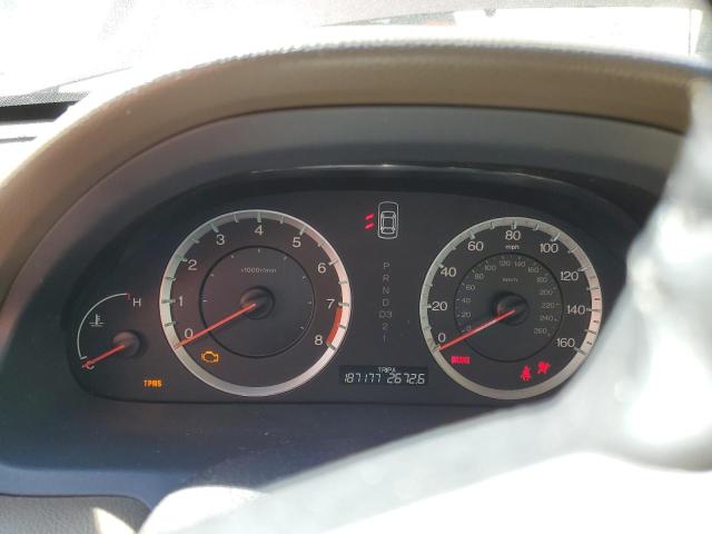 1HGCP26818A099050 - 2008 HONDA ACCORD EXL ბურგუნდია ფოტო 9