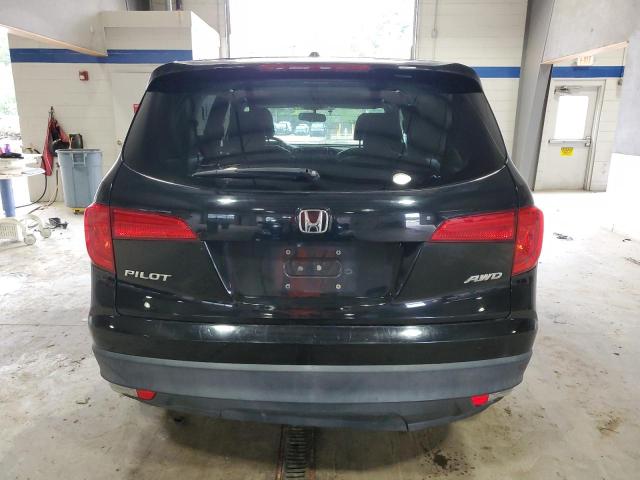 5FNYF6H50HB017527 - 2017 HONDA PILOT EXL أسود صورة 6