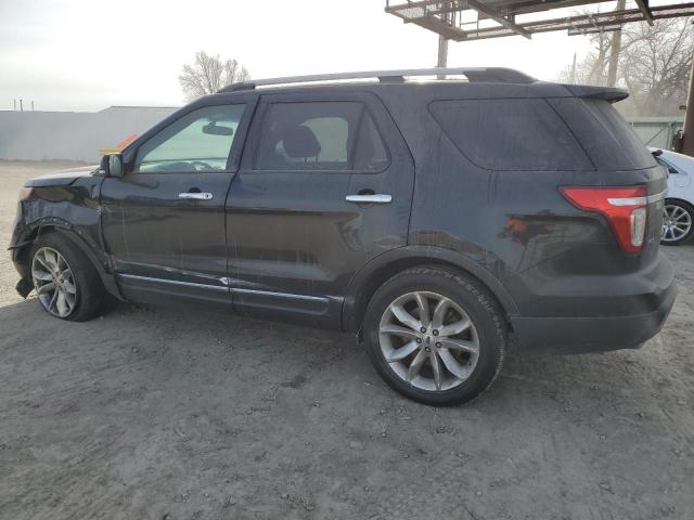 1FM5K7D89DGB26276 - 2013 FORD EXPLORER XLT BLACK photo 2