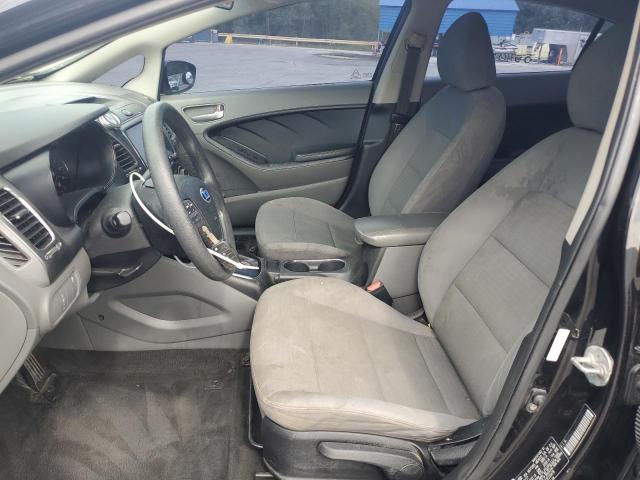 3KPFL4A74JE220478 - 2018 KIA FORTE LX Siyah fotoğraf 7