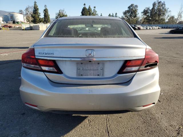 19XFB2F53DE269786 - 2013 HONDA CIVIC LX SILVER photo 6