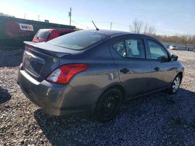 3N1CN7AP0JL883883 - 2018 NISSAN VERSA S GRAY photo 3