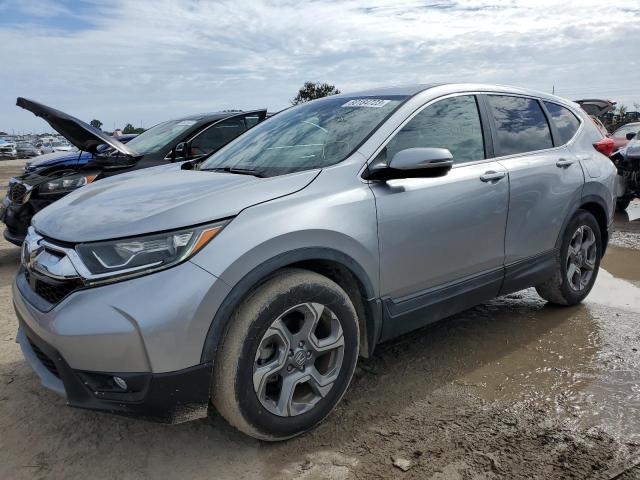 7FARW1H85HE046964 - 2017 HONDA CR-V EXL SILVER photo 1