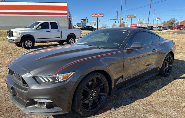 1FA6P8TH6G5303485 - 2016 FORD MUSTANG GRAY photo 2