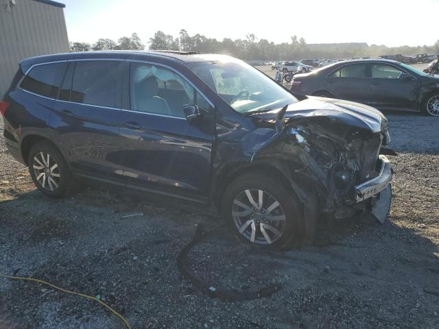 5FNYF5H56LB014747 - 2020 HONDA PILOT EXL ლურჯი ფოტო 4