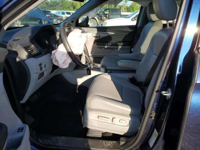 5FNYF5H56LB014747 - 2020 HONDA PILOT EXL ლურჯი ფოტო 7