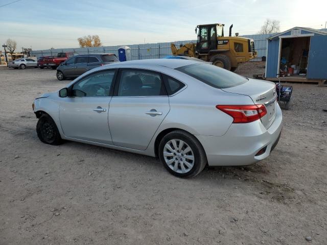 3N1AB7AP8HY291306 - 2017 NISSAN SENTRA S SILVER photo 2