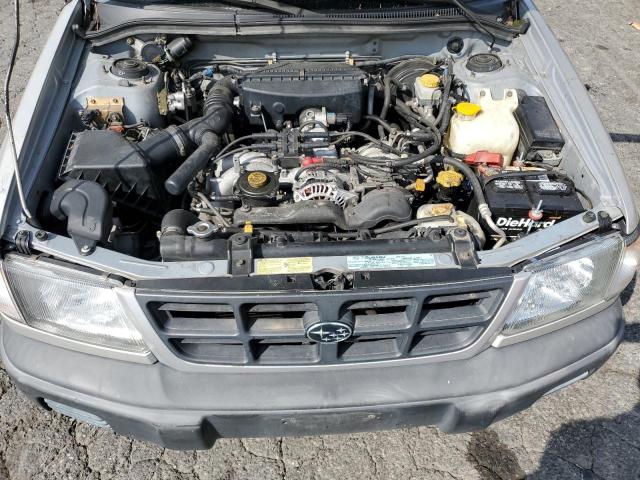 JF1SF6353XH727555 - 1999 SUBARU FORESTER L SILVER photo 12