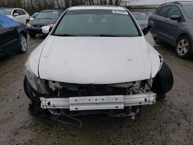 1HGCP2F88BA030511 - 2011 HONDA ACCORD EXL WHITE photo 5