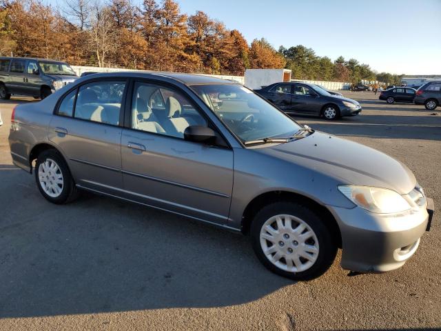 1HGES16544L001585 - 2004 HONDA CIVIC LX SILVER photo 4