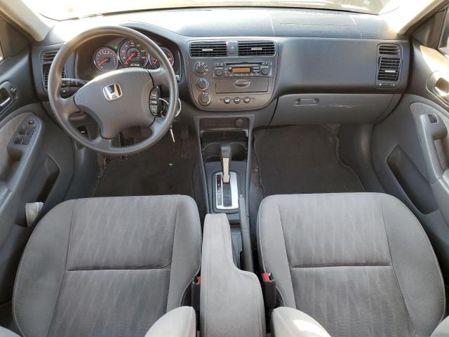 1HGES16544L001585 - 2004 HONDA CIVIC LX SILVER photo 8