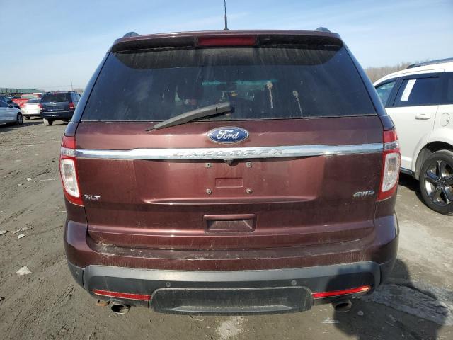 1FMHK8D81CGA97857 - 2012 FORD EXPLORER XLT BURGUNDY photo 6