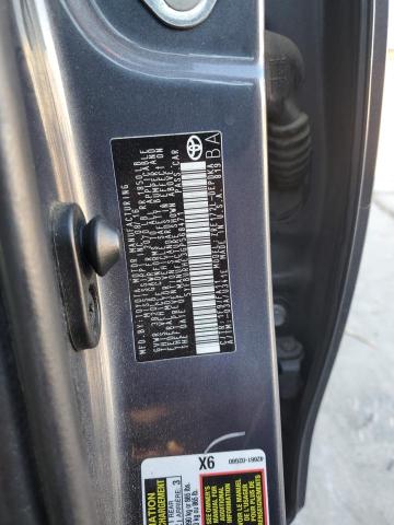 5YFBURHE3GP568471 - 2016 TOYOTA COROLLA L CHARCOAL photo 12