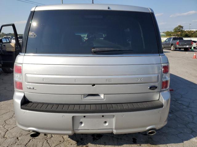 2FMHK6C86GBA21277 - 2016 FORD FLEX SEL SILVER photo 6