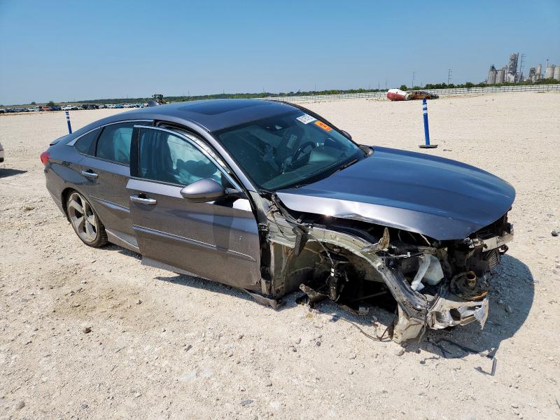 1HGCV2F91KA004198 - 2019 HONDA ACCORD TOURING 灰色 照片 4