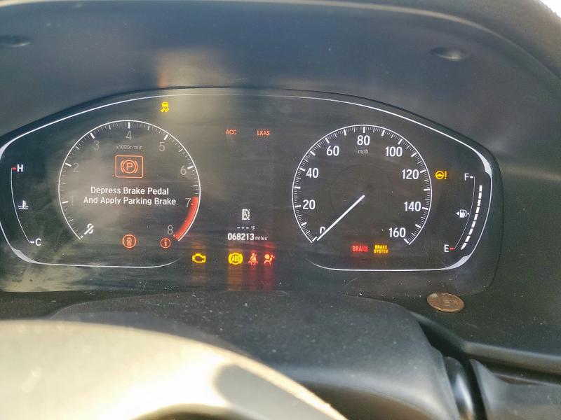 1HGCV2F91KA004198 - 2019 HONDA ACCORD TOURING 灰色 照片 9