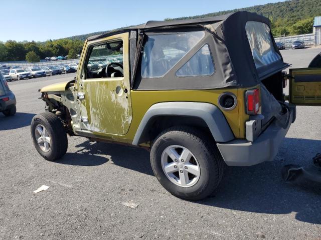 1J4FA24168L525400 - 2008 JEEP WRANGLER X GREEN photo 2