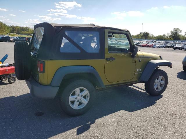 1J4FA24168L525400 - 2008 JEEP WRANGLER X GREEN photo 3