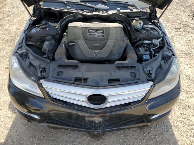 WDDGF8BB6CR205662 - 2012 MERCEDES-BENZ C 300 4MATIC BLACK photo 11